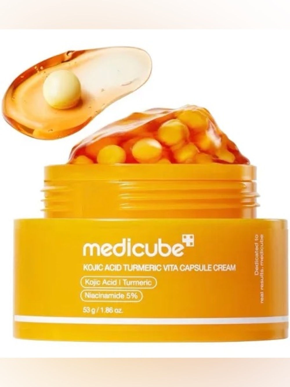 Medicube Kojic Acid Turmeric Vita Capsule Cream 53g ๐ Brightening w/Niacinamide - Picture 5 of 5